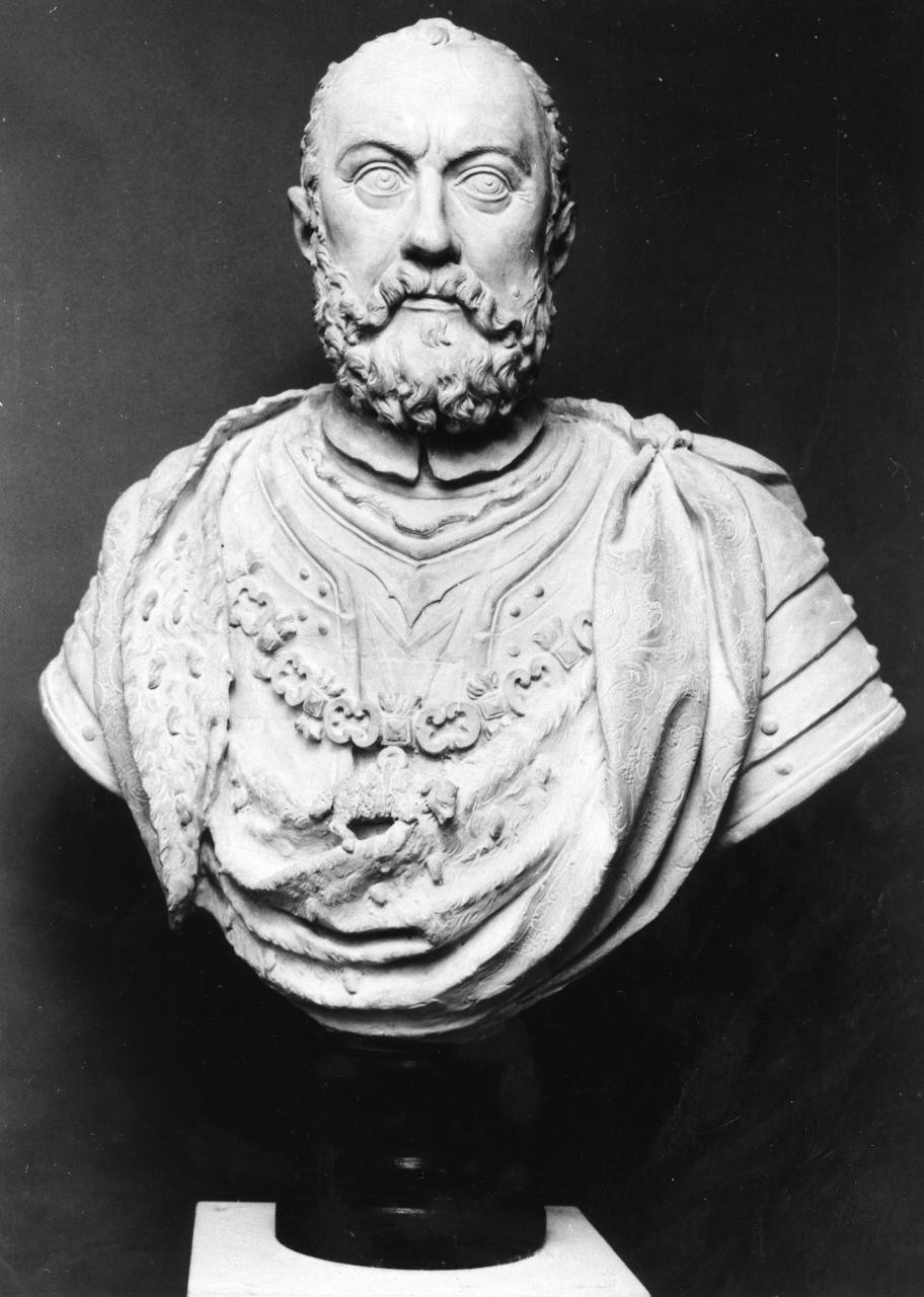 ritratto di Cosimo I dei Medici (busto) di Foggini Giovanni Battista (scuola) (sec. XVIII)