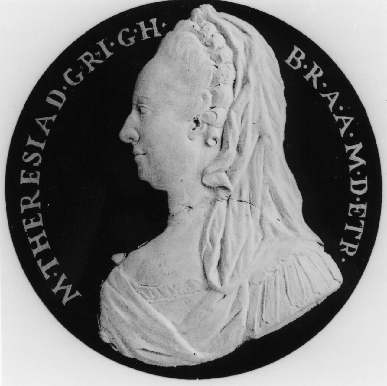 Maria Teresa d'Austria (medaglia) di Siries Luigi (sec. XVIII)