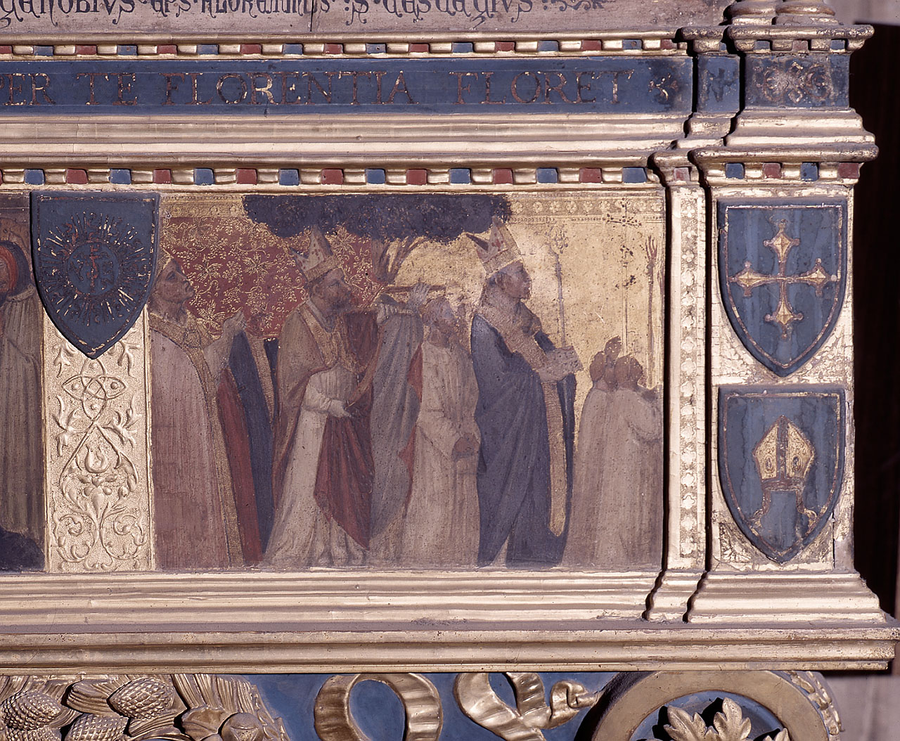 funerali di San Zanobi (scomparto di predella) di Giovanni del Biondo (sec. XIV)