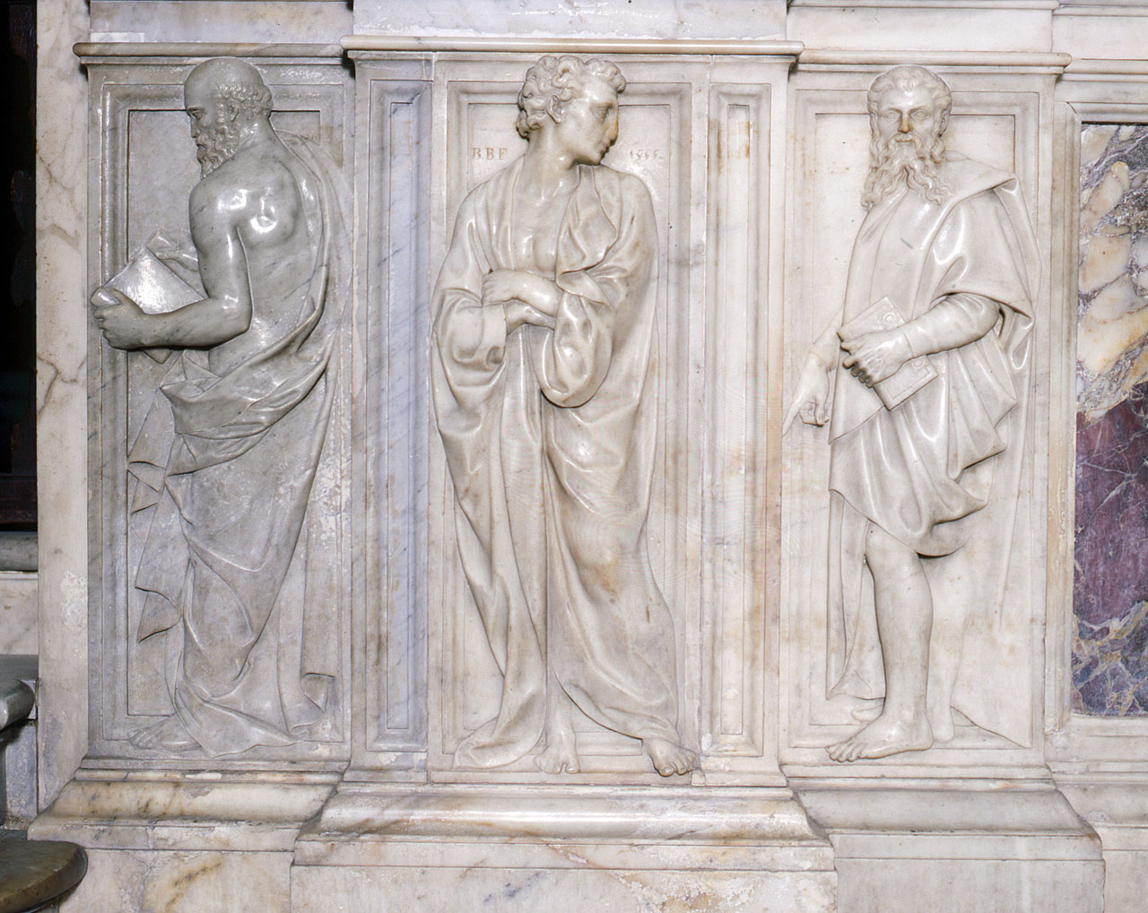profeti (rilievo) di Bandinelli Bartolomeo detto Baccio Bandinelli (sec. XVI)
