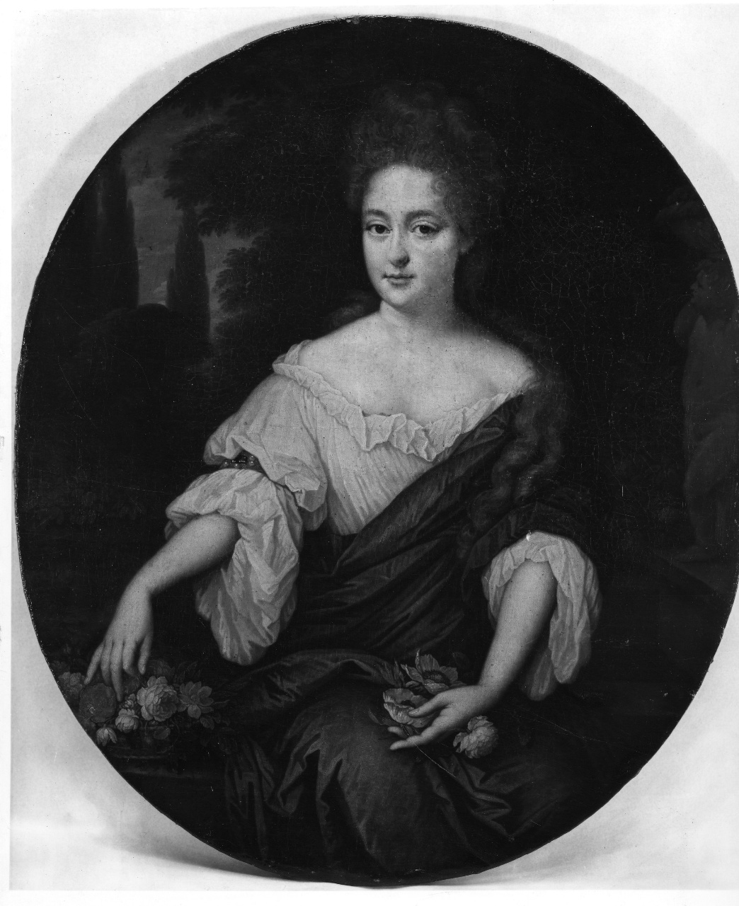 ritratto di donna (dipinto) - ambito fiorentino (fine/inizio secc. XVII/ XVIII)