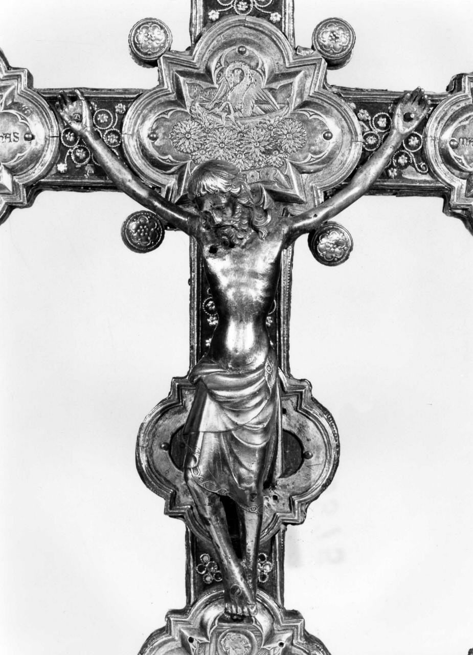 Cristo crocifisso (scultura) di Ghiberti Lorenzo (maniera) (sec. XV)