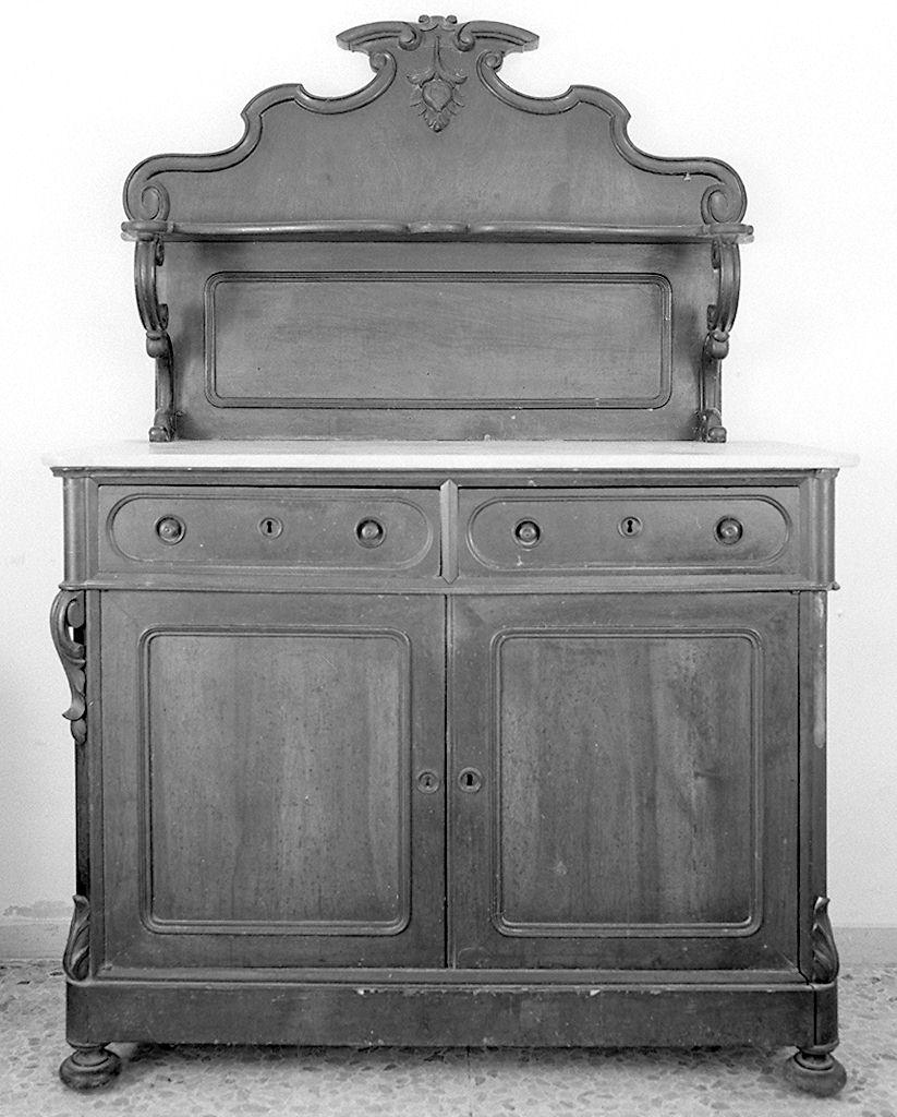 credenza - produzione toscana (seconda metà sec. XIX)