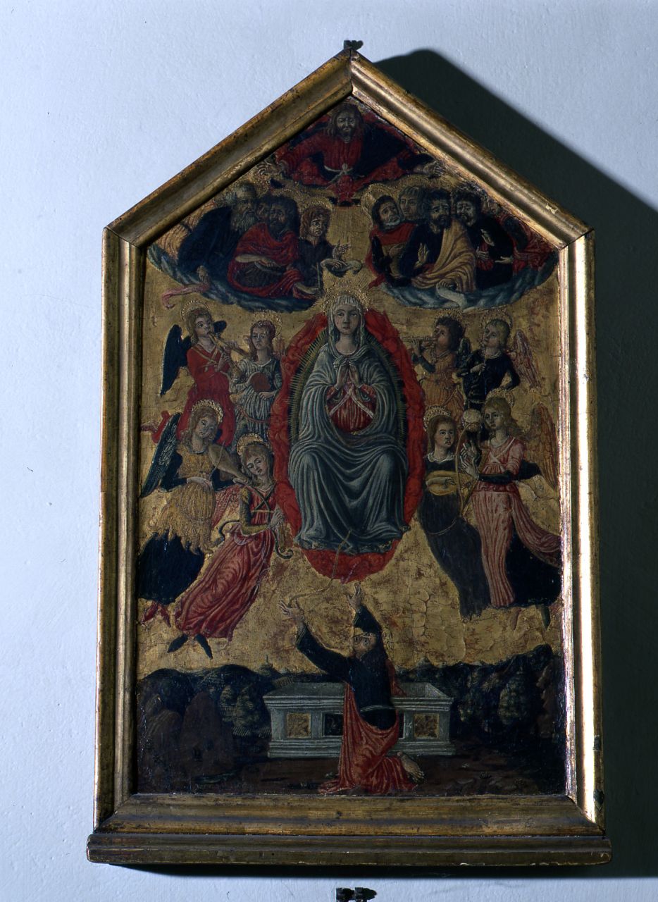 assunzione della Madonna (dipinto) - scuola veneziana (metà sec. XV)