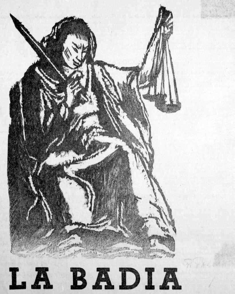allegoria della Giustizia (stampa) di Parigi Pietro (sec. XX)
