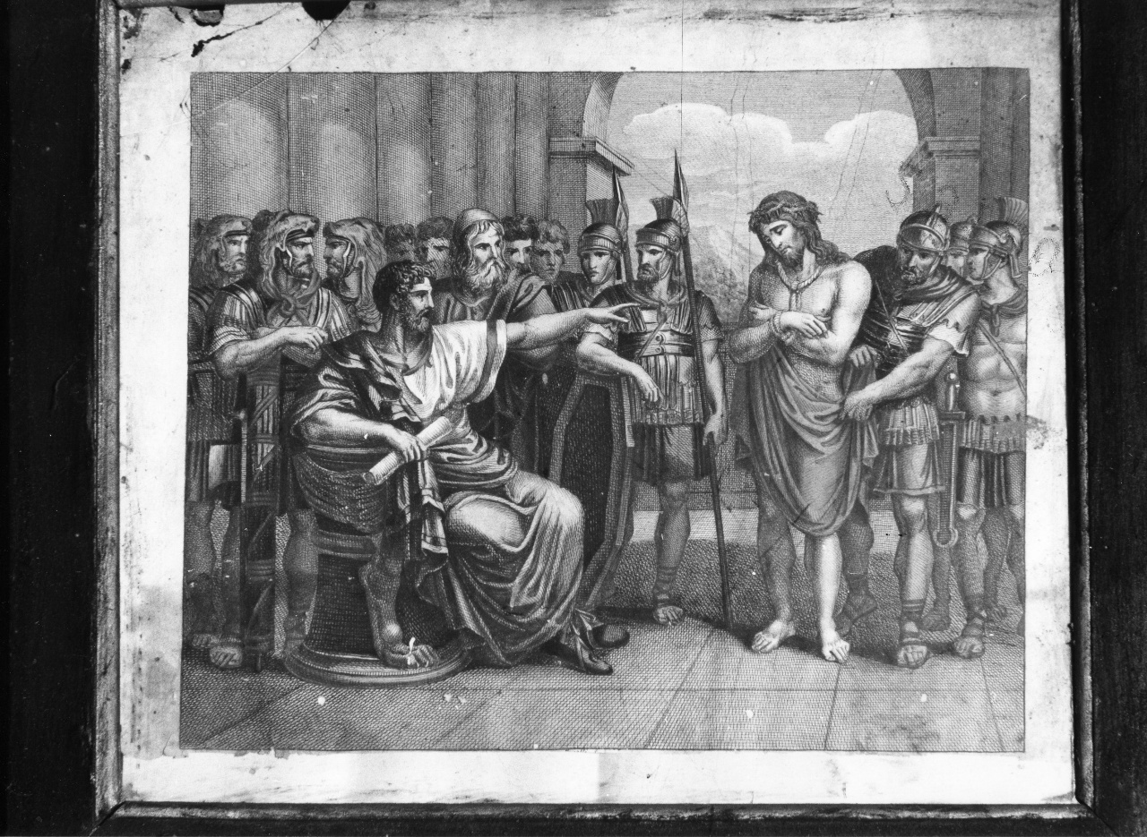 stazioni della via crucis (stampa, serie) di Pinelli Bartolomeo (sec. XIX)
