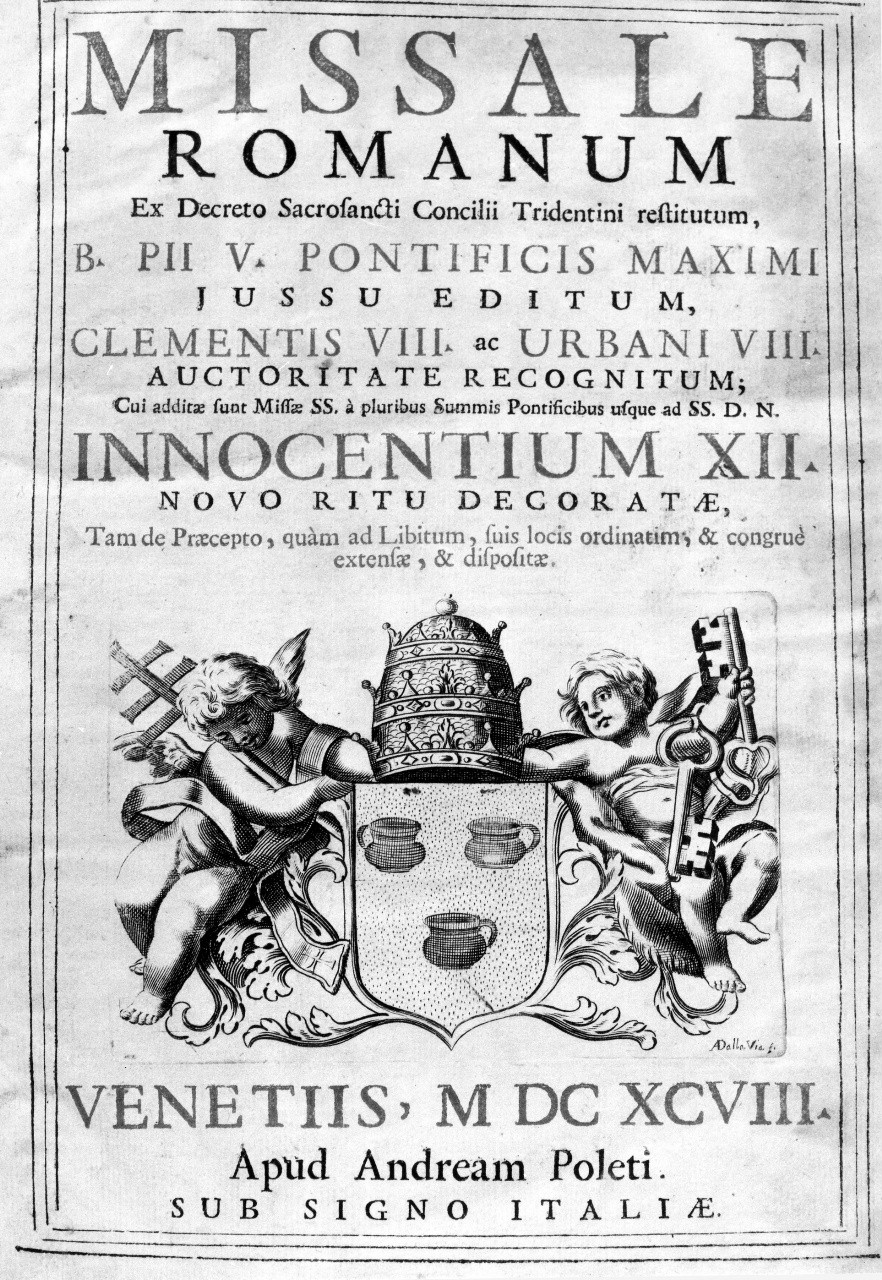 angeli reggistemma (stampa) di Dalla Via Alessandro (fine sec. XVII)