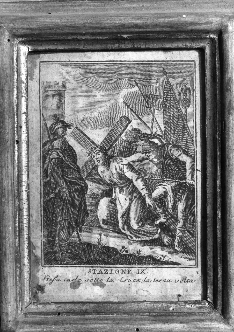 stazioni della via crucis (stampa, serie) - ambito toscano (sec. XIX)