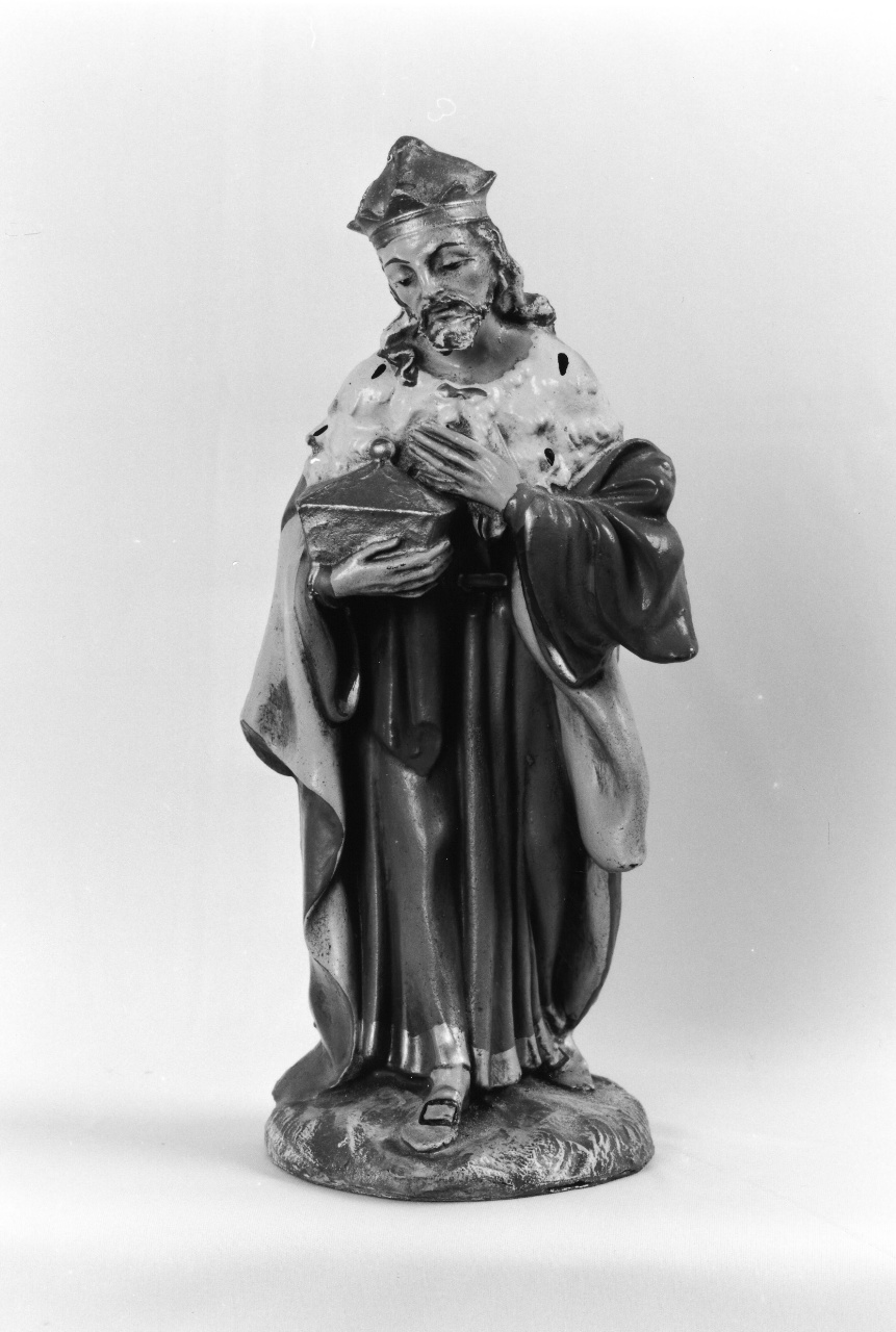 Re Mago (statuetta di presepio) - produzione italiana (prima metà sec. XX)