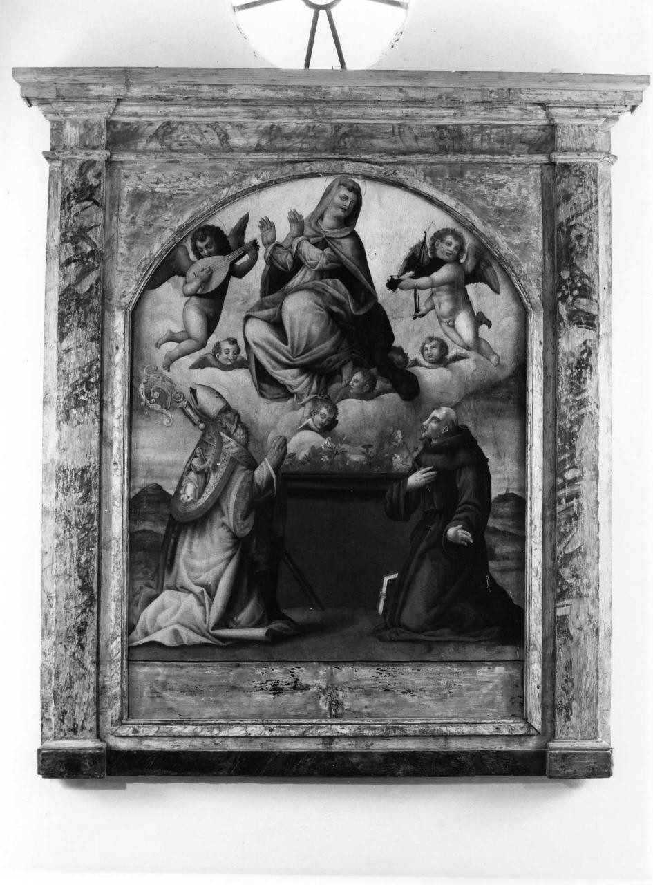 Madonna Assunta con angeli e Santi (dipinto) - ambito toscano (fine sec. XVI)