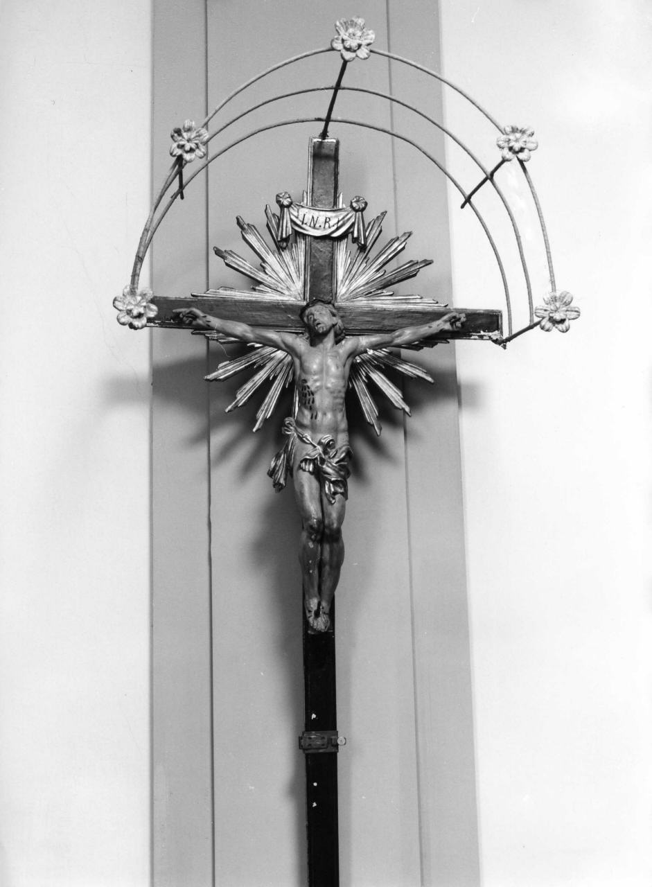 croce processionale - ambito toscano (seconda metà sec. XVIII)