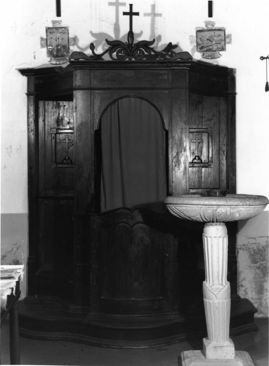 confessionale - ambito toscano (sec. XVIII)