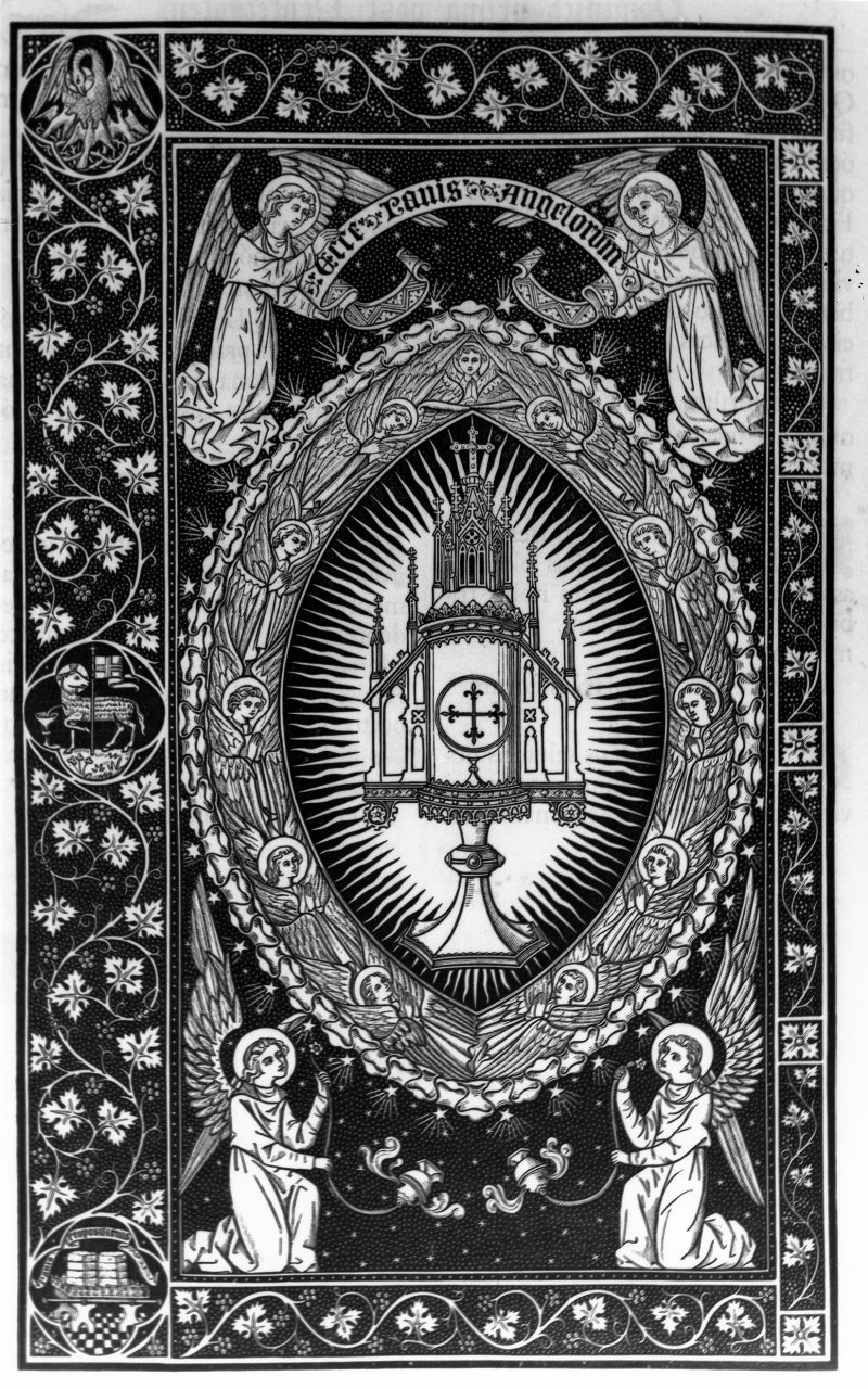 Santissimo sacramento (stampa) - ambito francese (sec. XX)