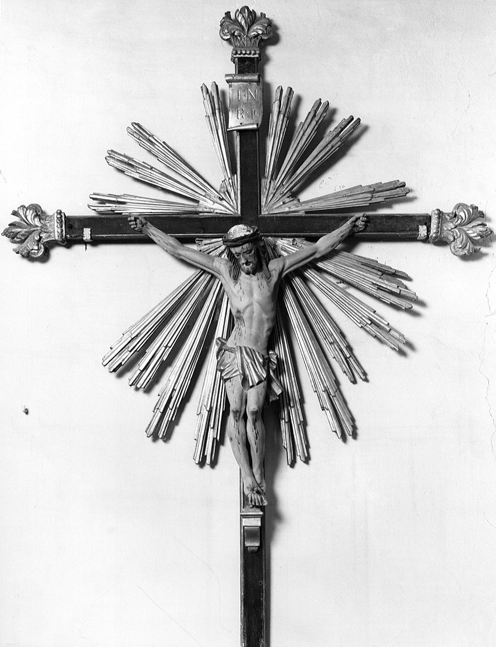 Cristo crocifisso (croce processionale) - ambito toscano (sec. XIX)