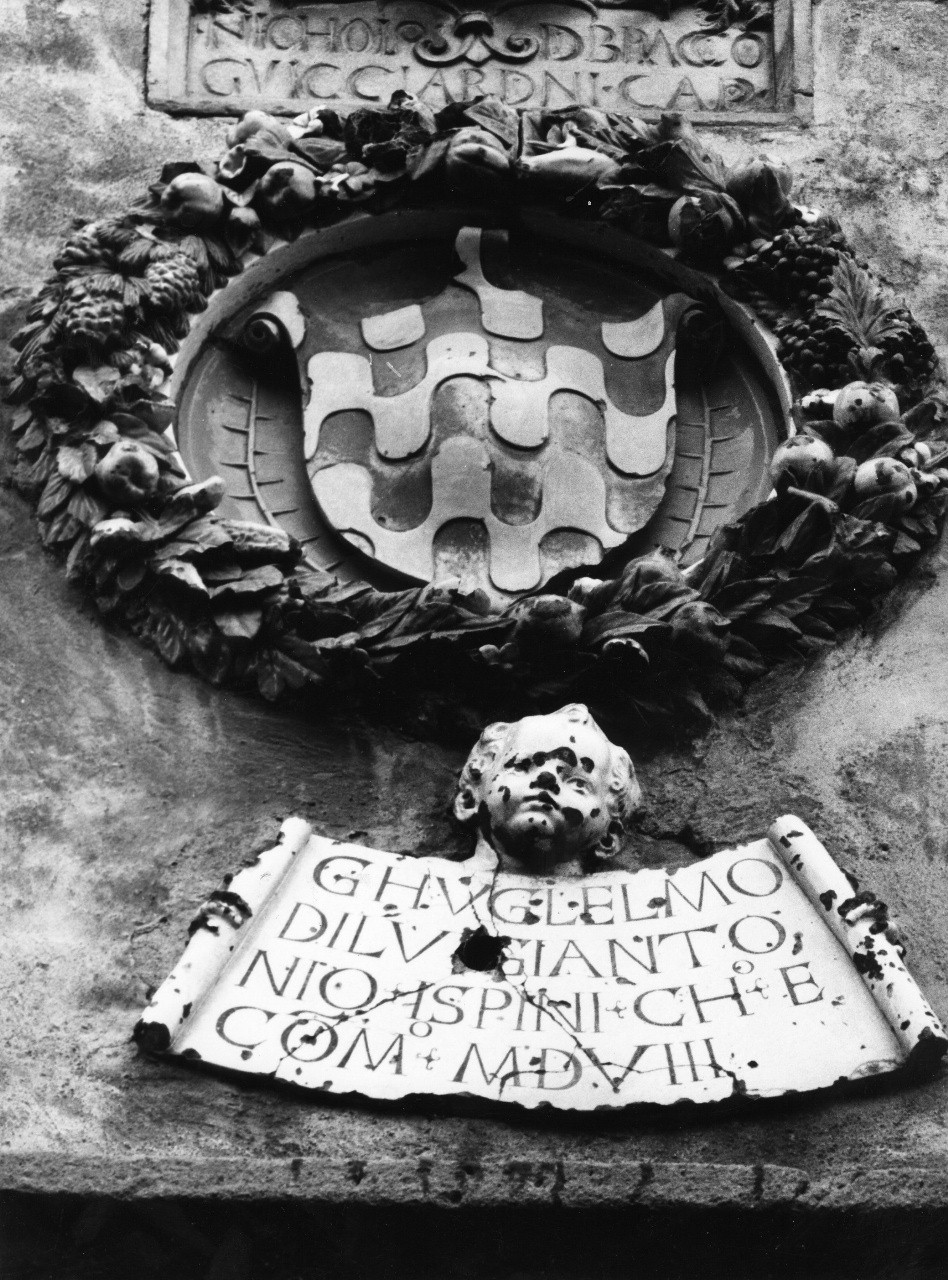 stemma gentilizio della famiglia Spini (rilievo) di Della Robbia Andrea (sec. XVI)