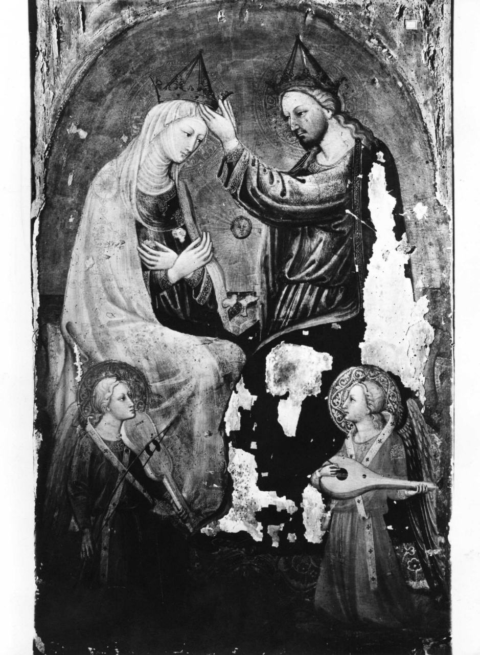 incoronazione di Maria Vergine (scomparto di polittico) di Bicci di Lorenzo (attribuito) (sec. XV)