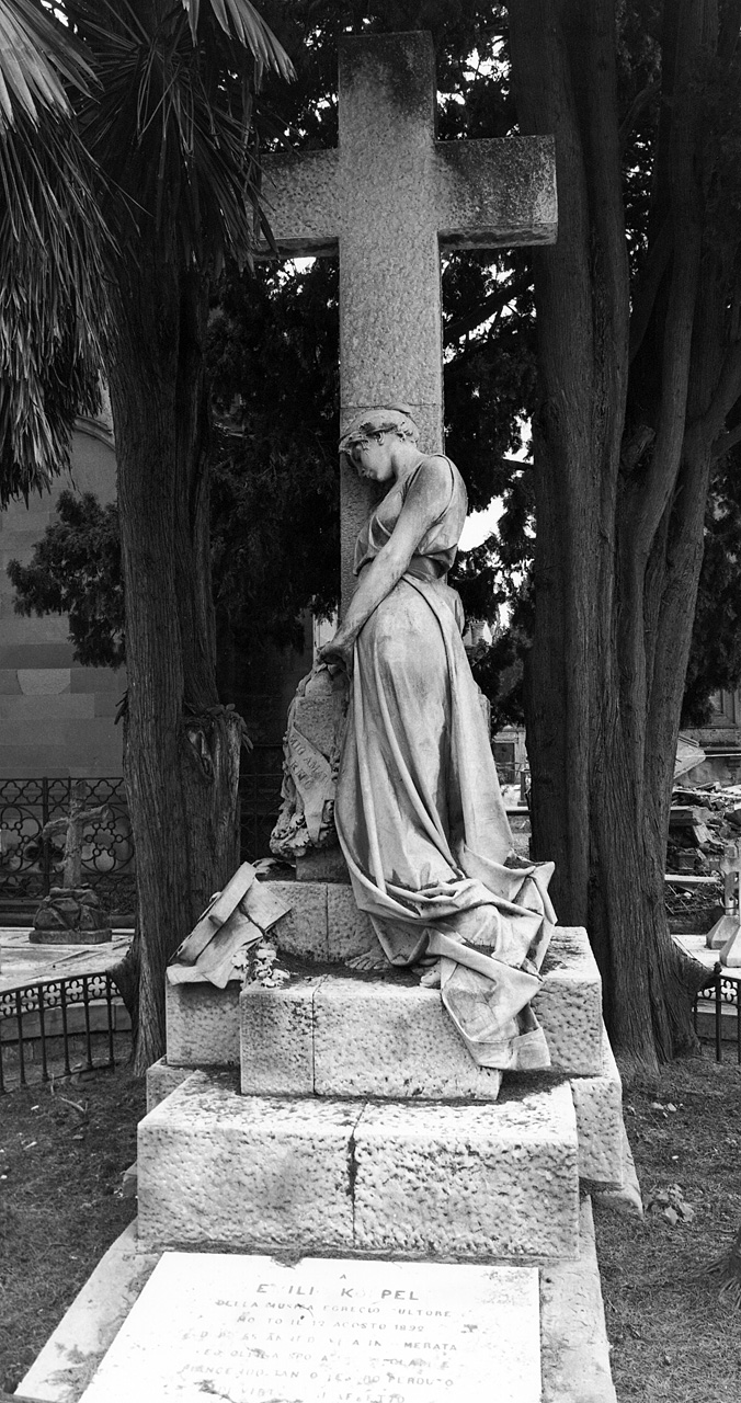 figura allegorica femminile (statua) di Testi Paolo (sec. XIX)