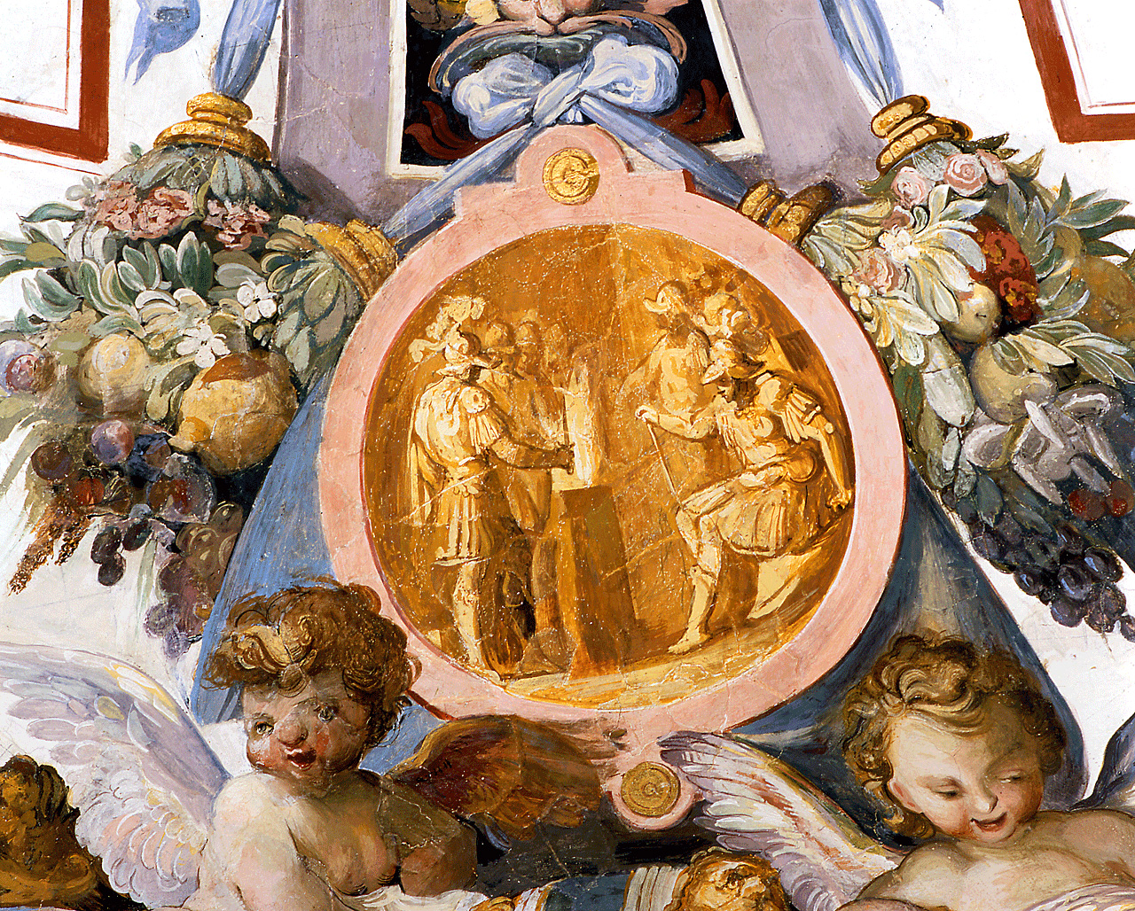 scena di sacrificio (dipinto) di Buti Lodovico (sec. XVI)