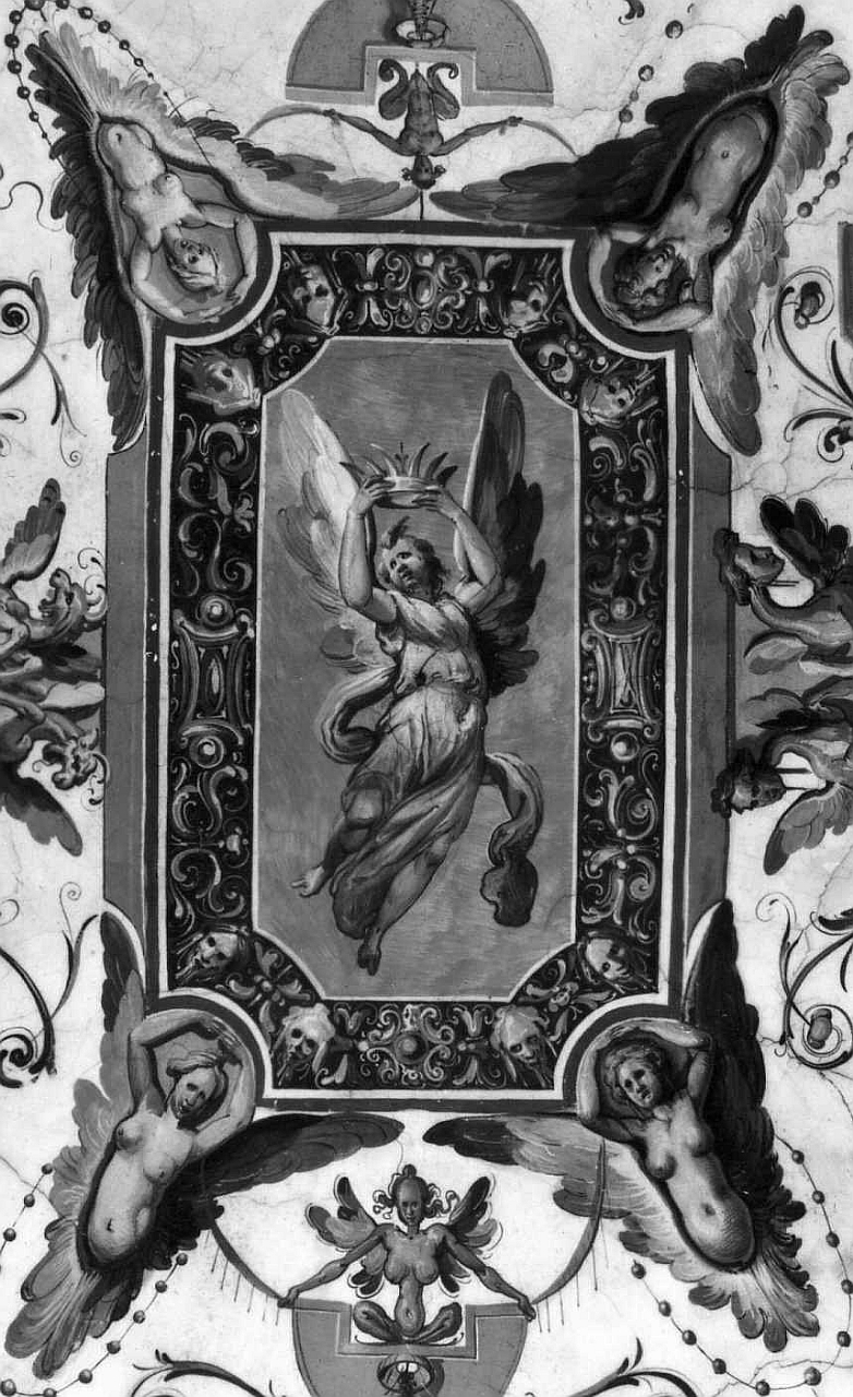 Fama (?) (dipinto) di Tempesta Antonio (attribuito) (sec. XVI)