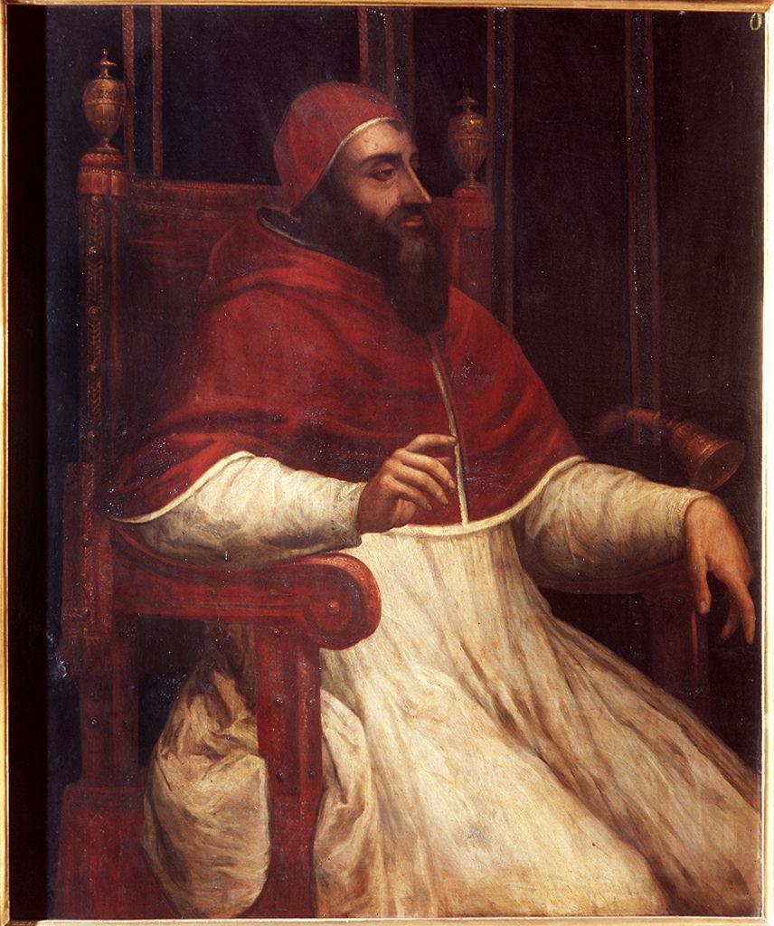 ritratto di papa Clemente VII (dipinto) di Naldini Giovanni Battista (ultimo quarto sec. XVI)