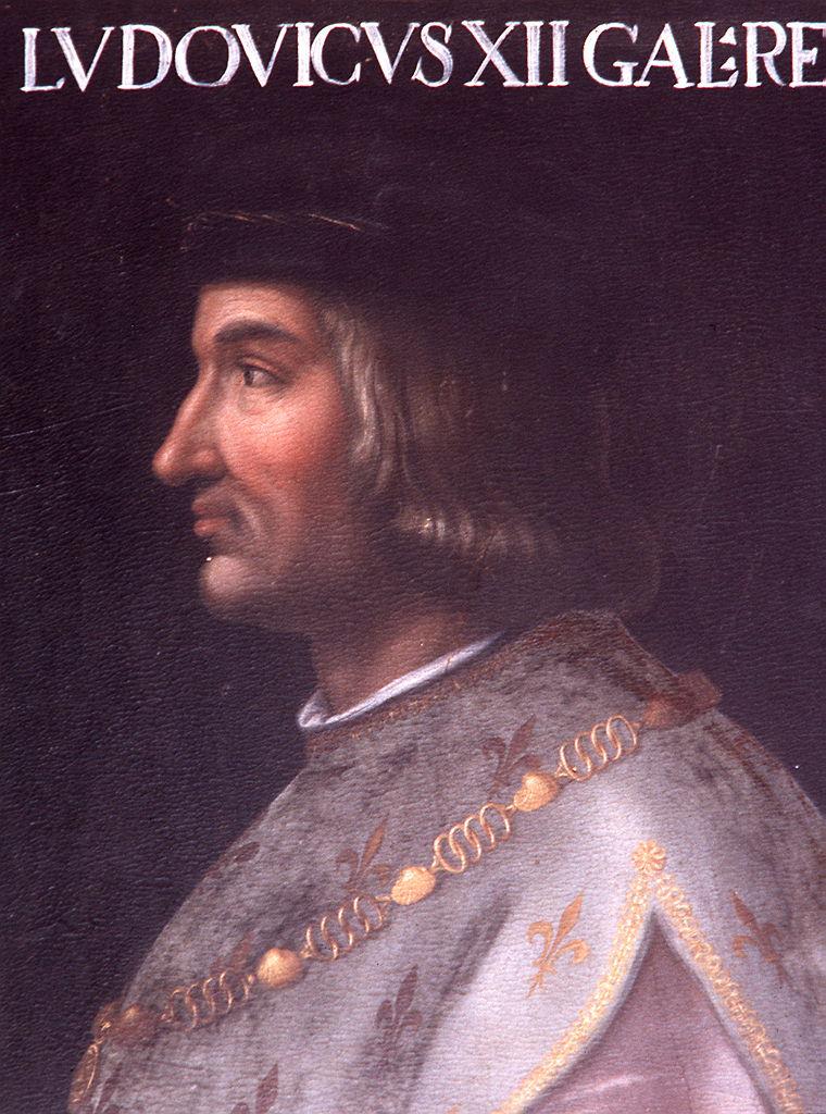 ritratto di Luigi XII di Francia (dipinto) di Dell'Altissimo Cristofano (sec. XVI)