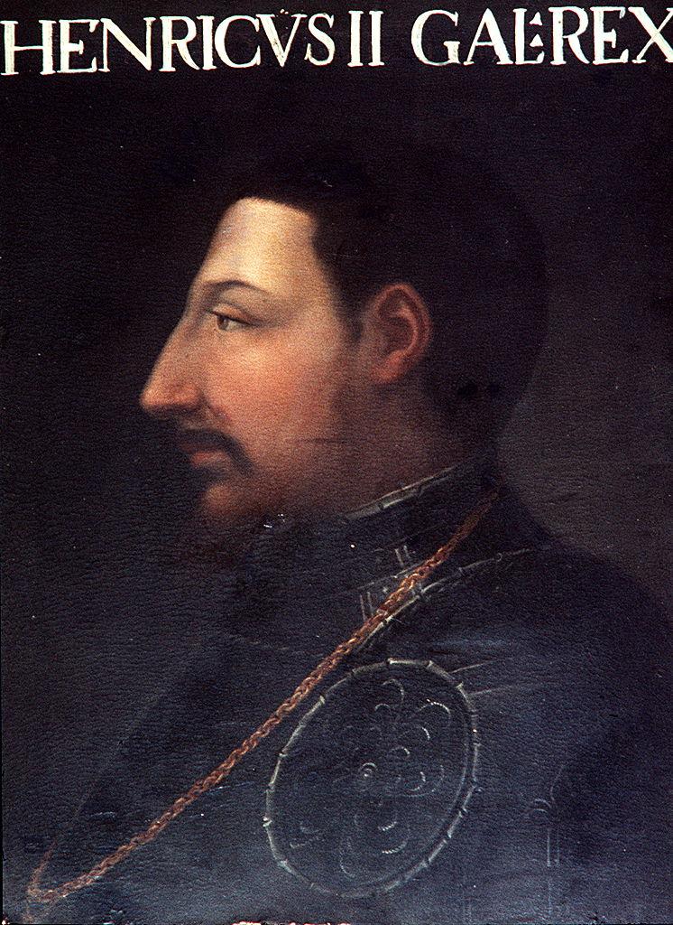 ritratto di Enrico II di Francia (dipinto) di Dell'Altissimo Cristofano (sec. XVI)