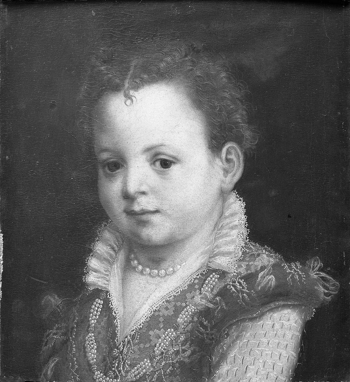 ritratto di bambina (dipinto) di Santi di Tito (sec. XVI)