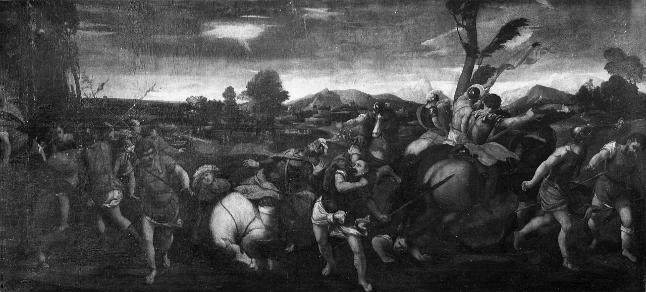 conversione di San Paolo (dipinto) di De Pitati Bonifacio detto Bonifacio Veronese (sec. XVI)