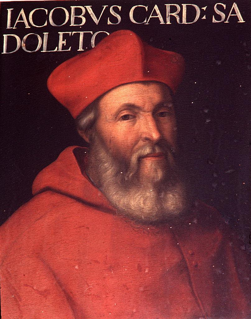 ritratto del cardinale Jacopo Sadoleto (dipinto) di Dell'Altissimo Cristofano (sec. XVI)