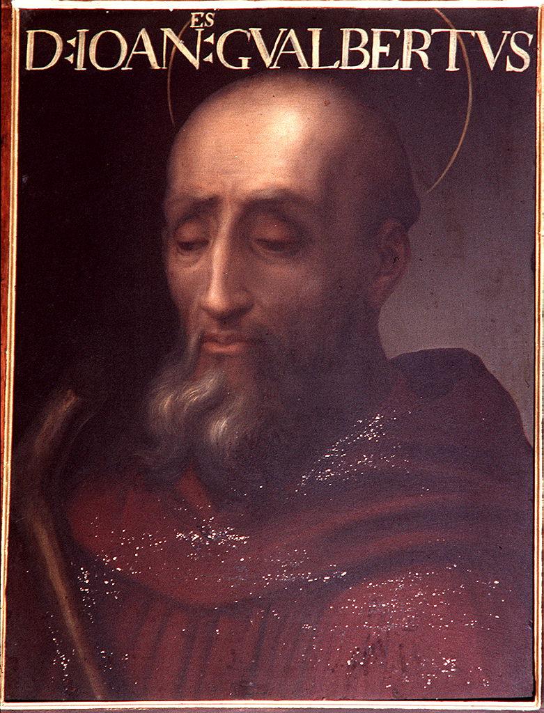 ritratto di San Giovanni Gualberto (dipinto) di Dell'Altissimo Cristofano (sec. XVI)