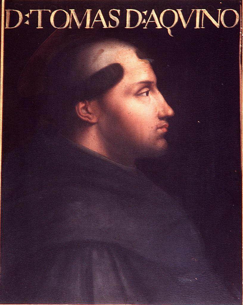 ritratto di San Tommaso d'Aquino (dipinto) di Dell'Altissimo Cristofano (sec. XVI)