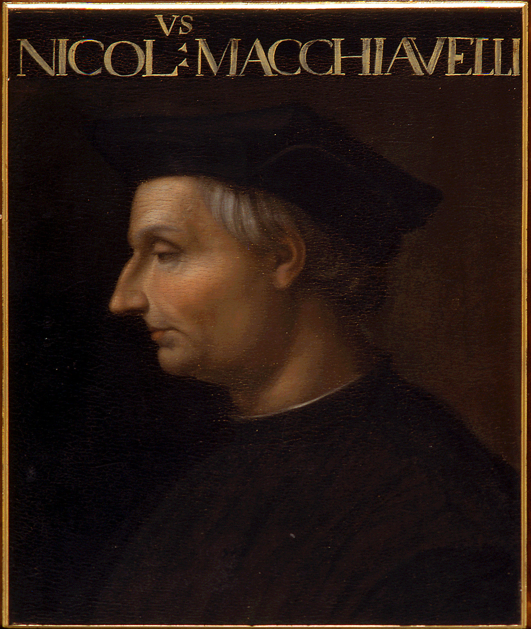 ritratto di Niccolò Machiavelli (dipinto) di Dell'Altissimo Cristofano (sec. XVI)