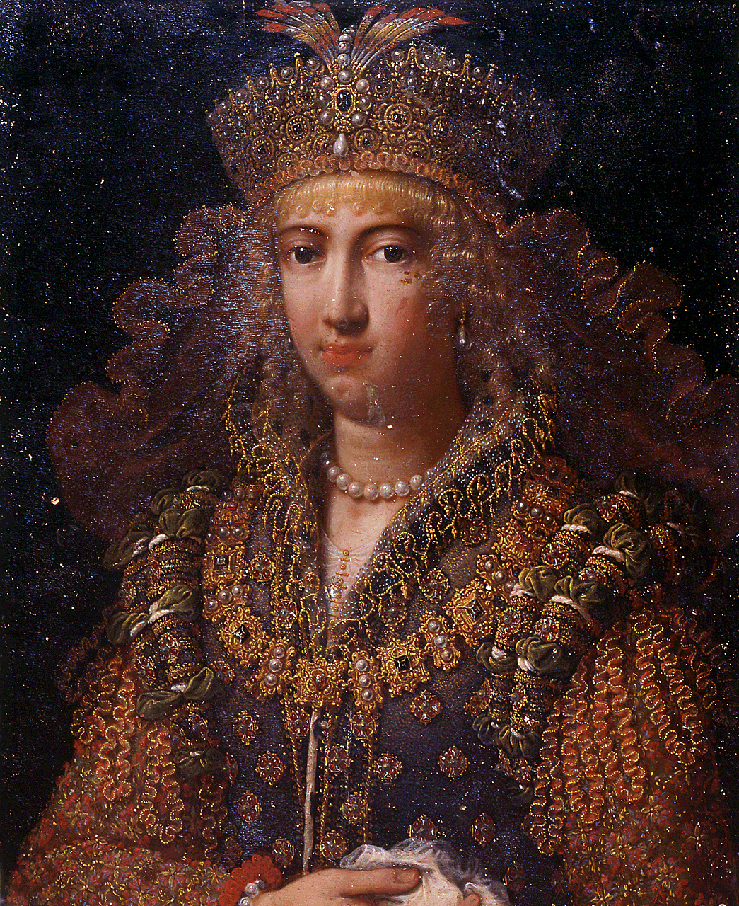 ritratto di Maria de' Medici (dipinto) di Ligozzi Jacopo (sec. XVI)