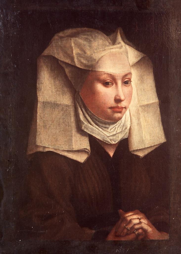 ritratto di donna (dipinto) - ambito fiammingo (prima metà sec. XVI)