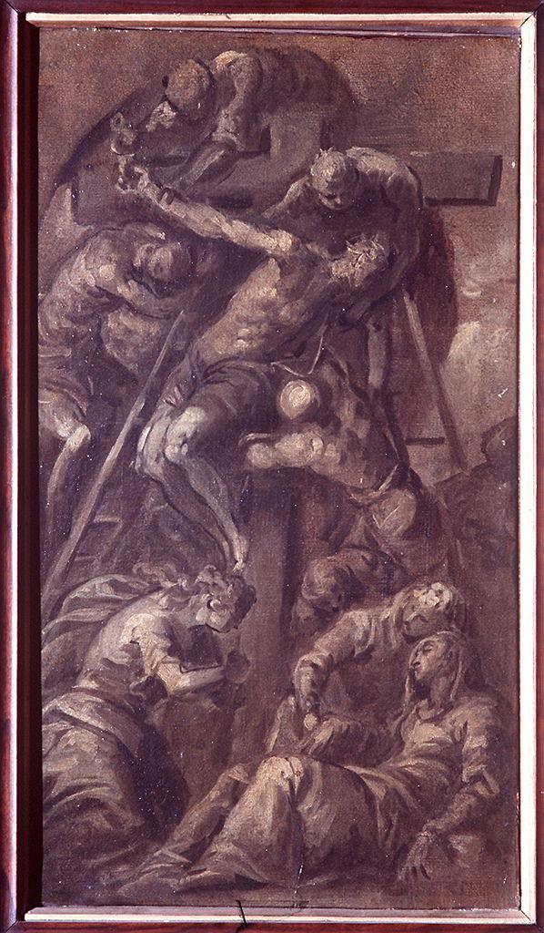 deposizione di Cristo dalla croce (dipinto) di Robusti Jacopo detto Tintoretto (sec. XVI)