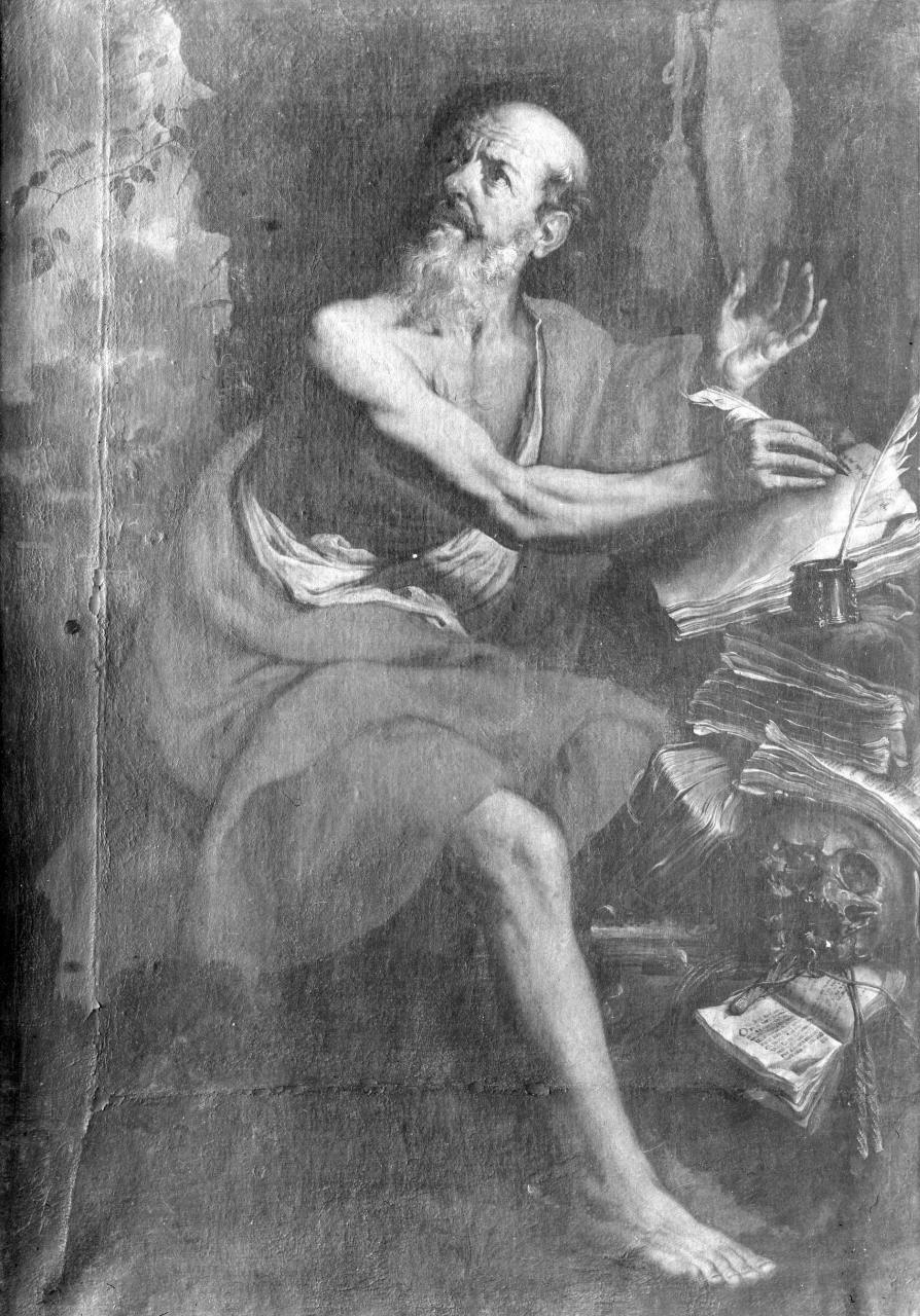 San Girolamo nel deserto (dipinto) - ambito napoletano (sec. XVII)