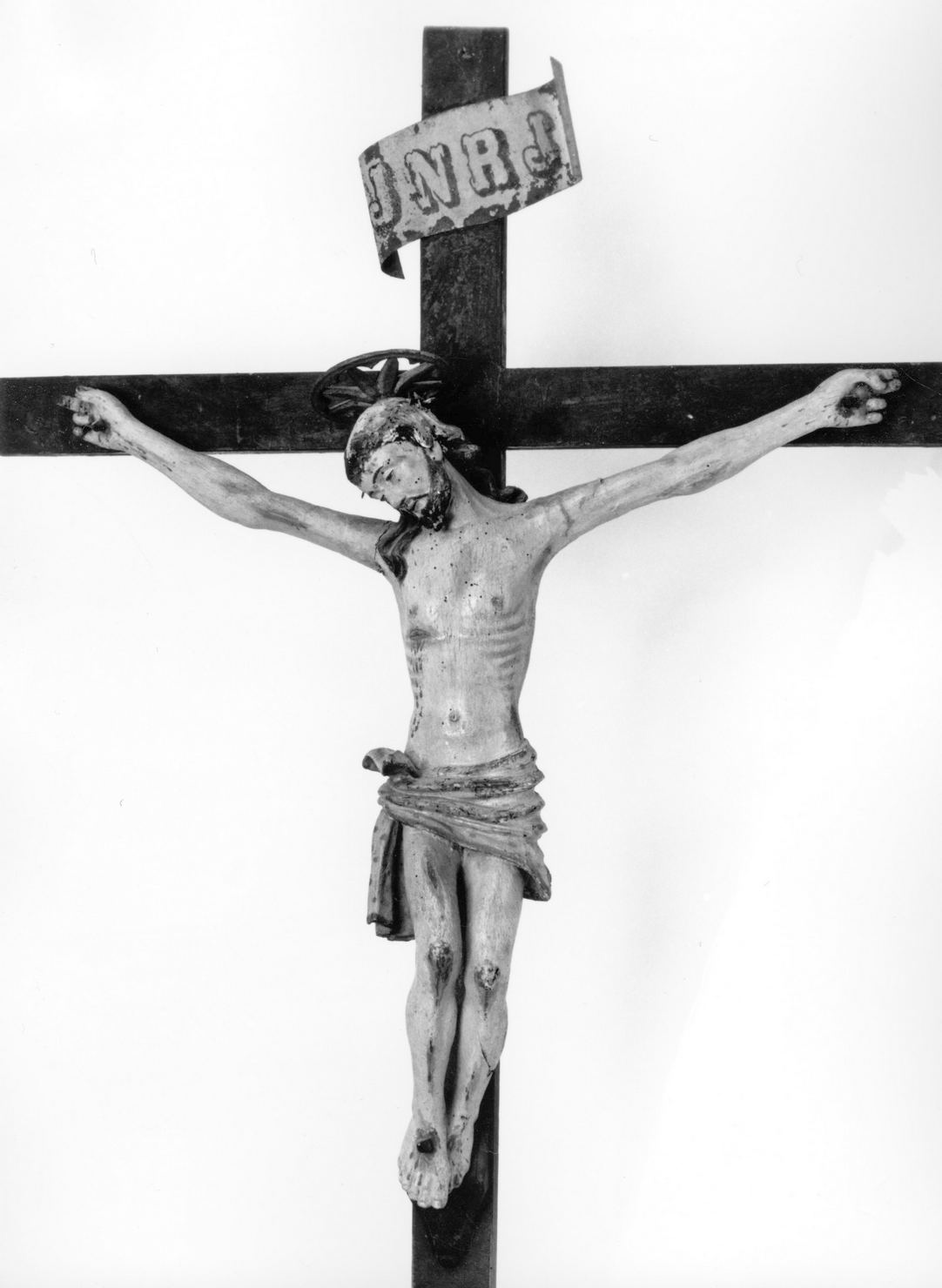 Cristo crocifisso (croce processionale) - bottega toscana (sec. XIX)