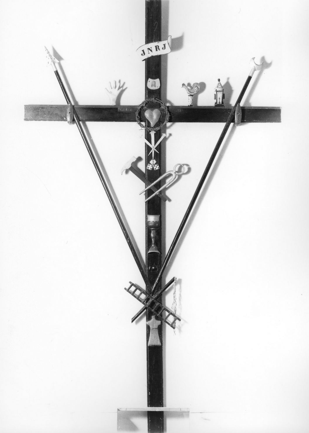 croce penitenziale - bottega toscana (seconda metà sec. XIX)