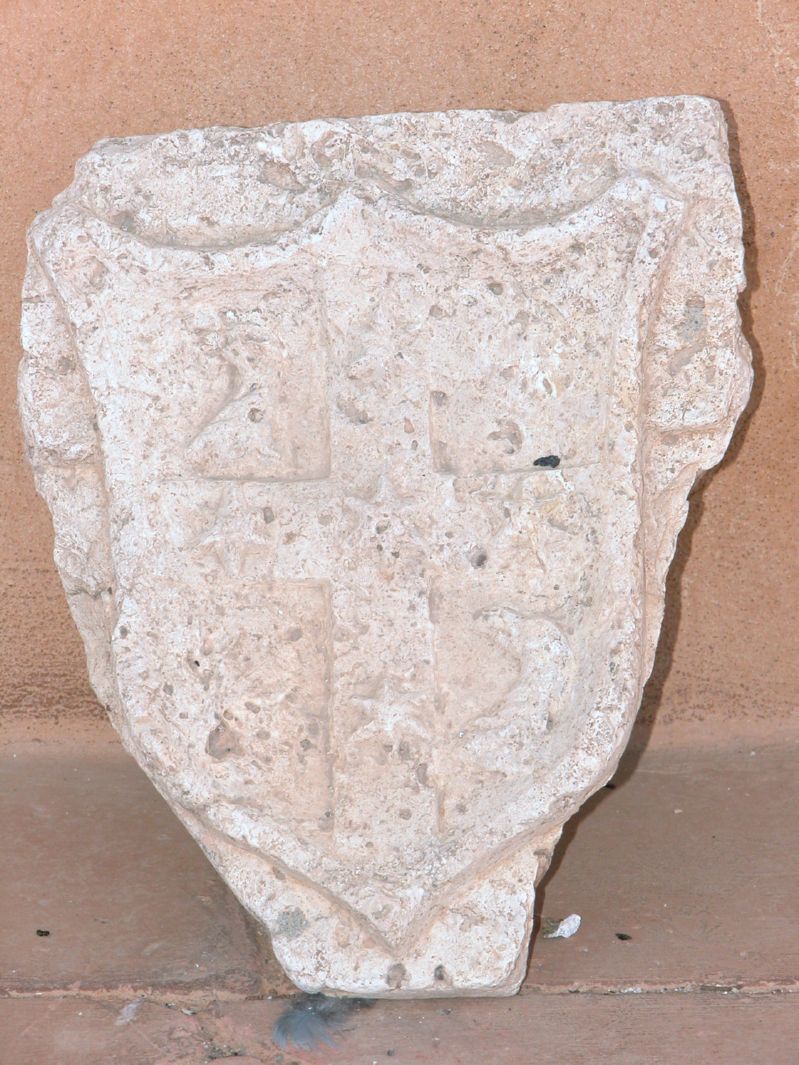 stemma gentilizio (rilievo) - ambito senese (secc. XV/ XVI)