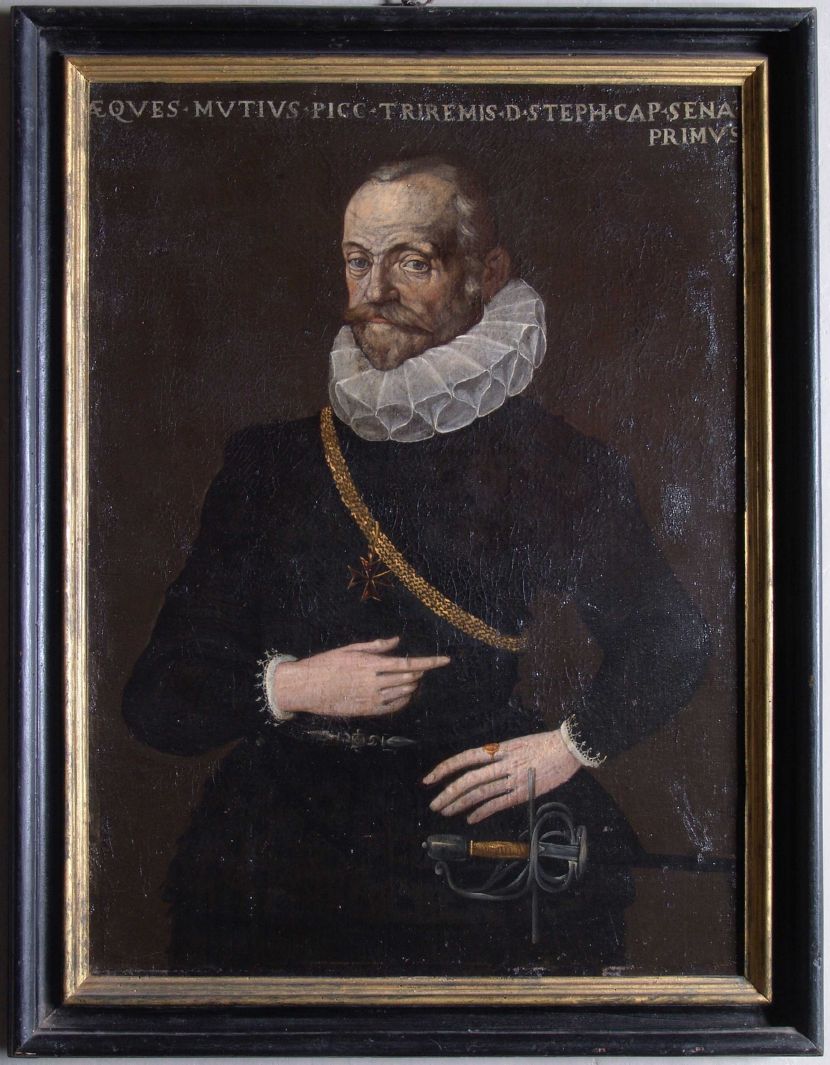 ritratto di Muzio Piccolomini (dipinto) - ambito italiano (prima metà sec. XVII)
