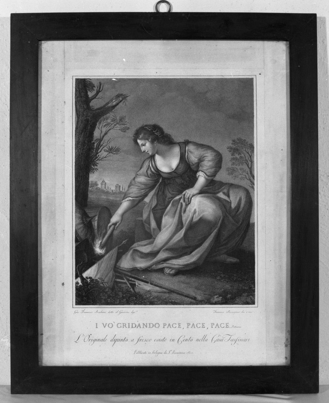 figura allegorica (stampa) di Rosaspina Francesco (sec. XIX)