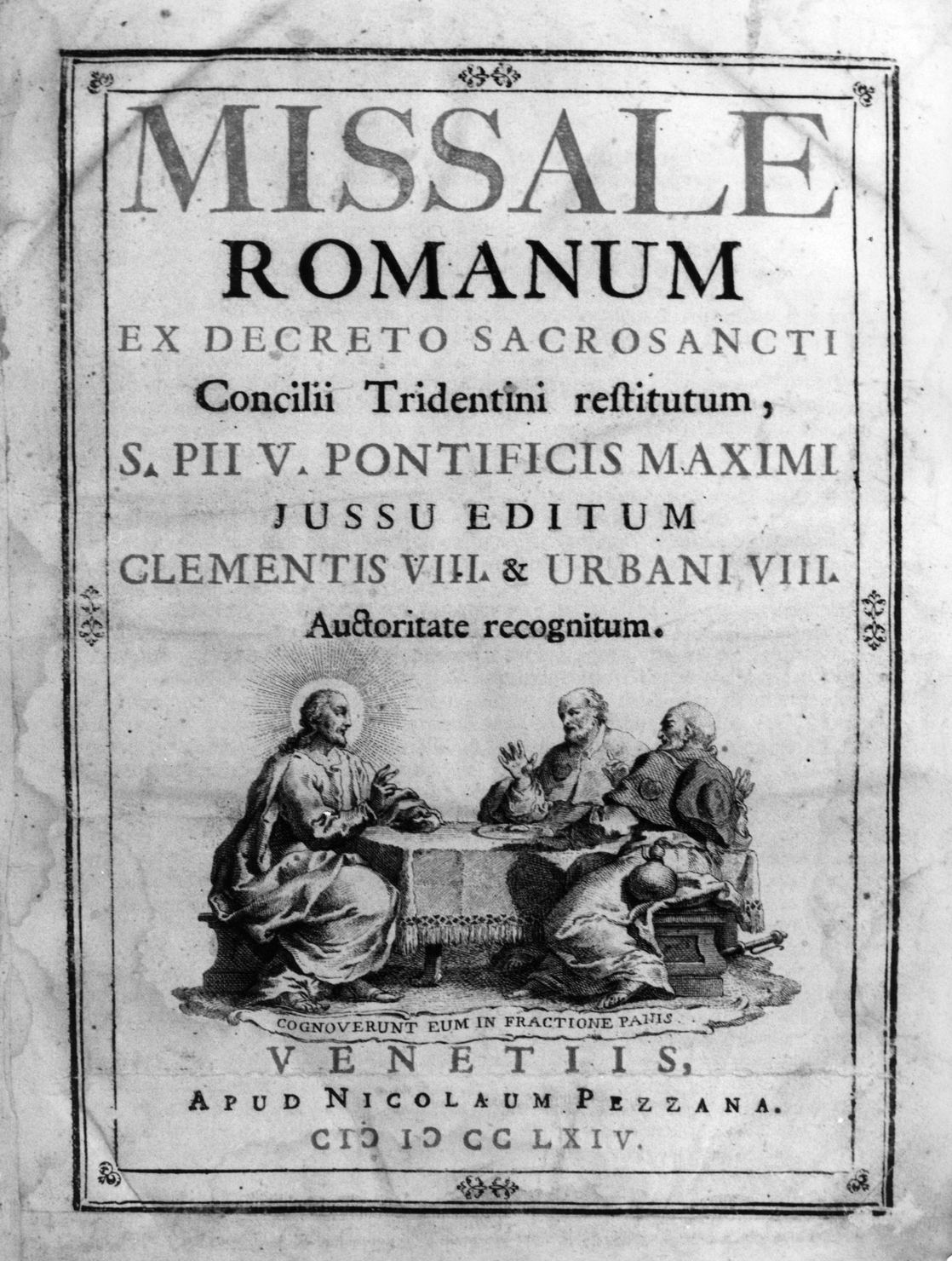 cena in Emmaus (stampa, elemento d'insieme) - ambito veneto (terzo quarto sec. XVIII)