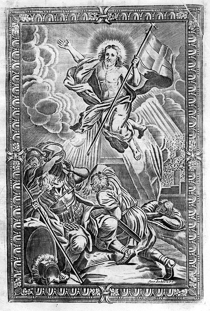 resurrezione di Cristo (stampa, elemento d'insieme) di Piccini Isabella, Ferri Ciro (secc. XVII/ XVIII)