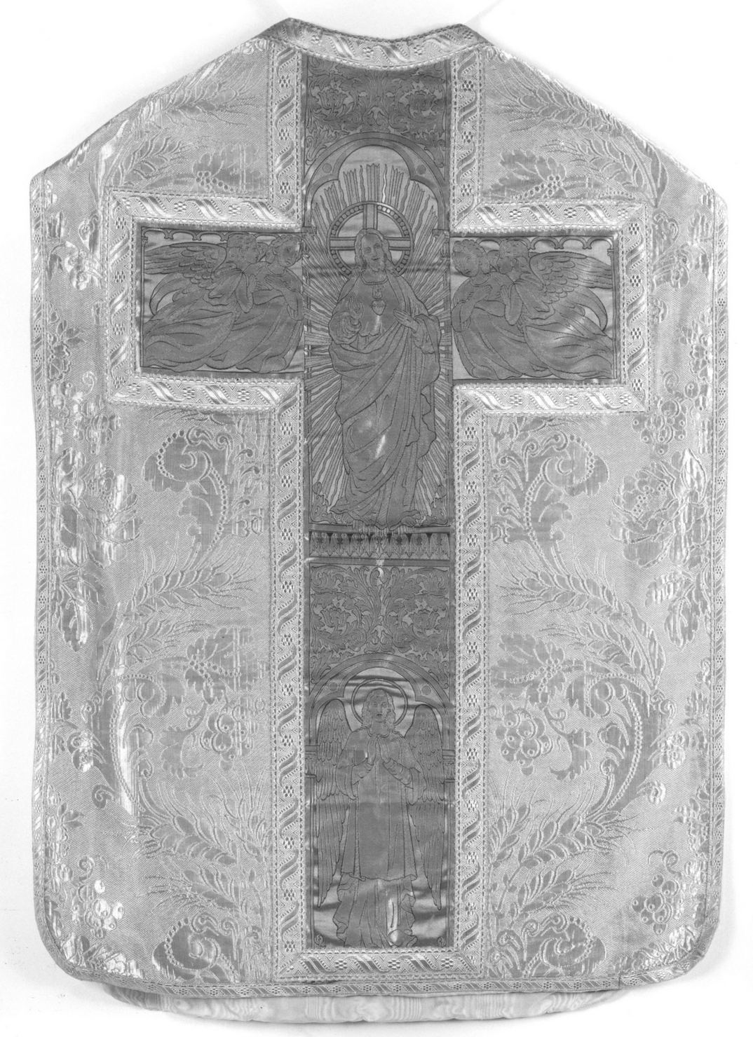 Cristo fra arcangeli (pianeta, opera isolata) - manifattura toscana (fine/inizio secc. XIX/ XX)