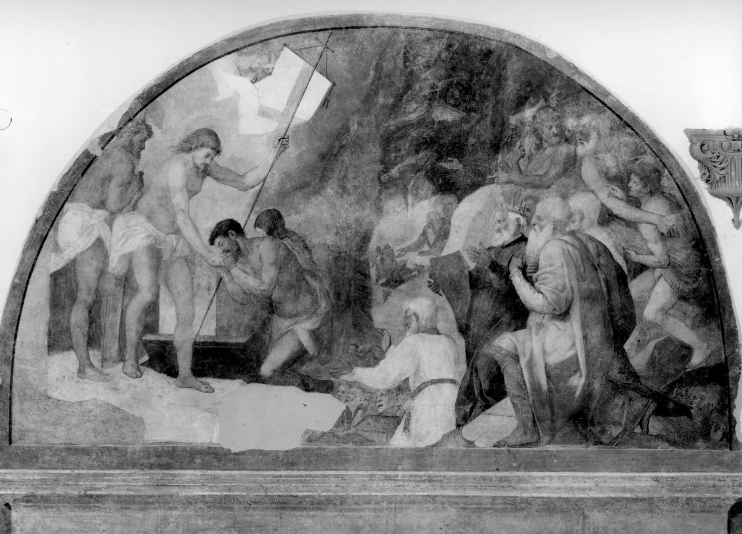 discesa di Cristo al limbo (dipinto) di Barbatelli Bernardino detto Poccetti (fine/inizio secc. XVI/ XVII)
