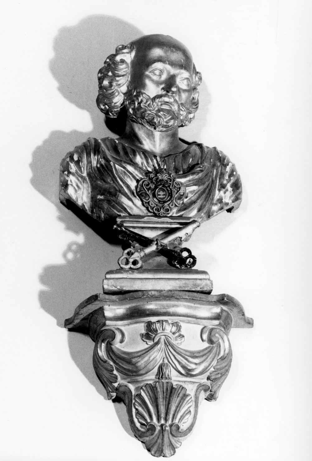 San Pietro (reliquiario - a busto) - bottega italiana (sec. XIX)