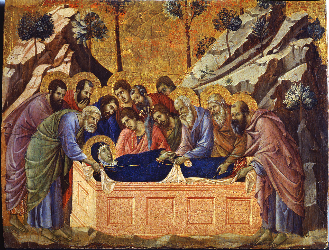 sepoltura della Madonna (ancona, elemento d'insieme) di Duccio di Boninsegna (primo quarto sec. XIV)