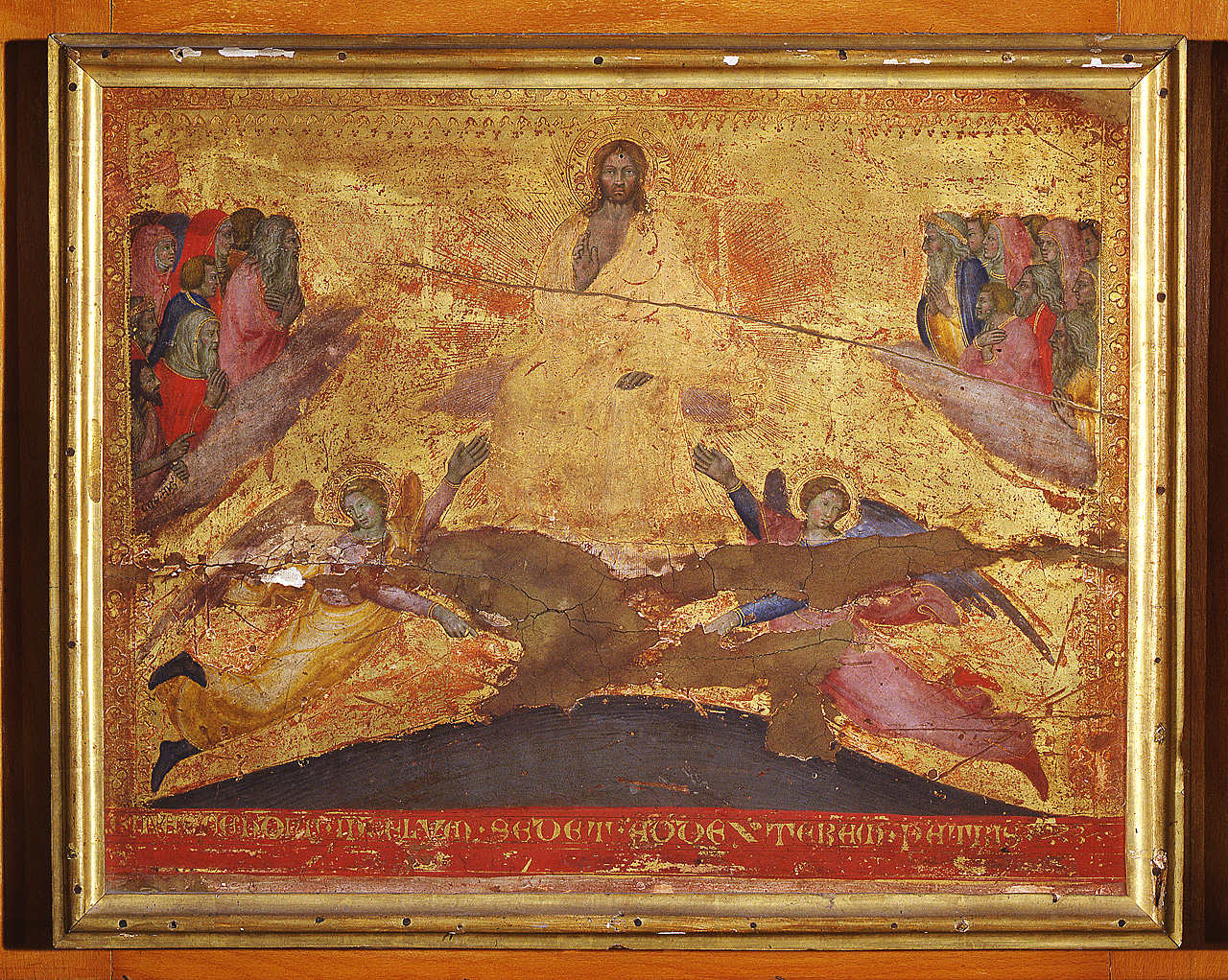 Ascensione di Cristo, articoli del credo (dipinto, ciclo) di Di Bartolo Taddeo (primo quarto sec. XV)