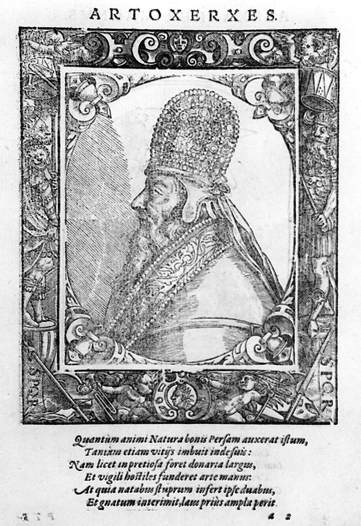 Artaserse (stampa, stampa composita) di Stimmer Tobias (sec. XVI, sec. XVI)