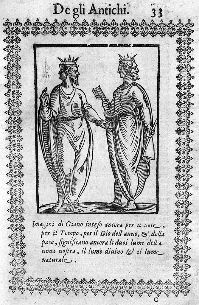 Giano (stampa, elemento d'insieme) di Ferroverde Filippo (sec. XVII)